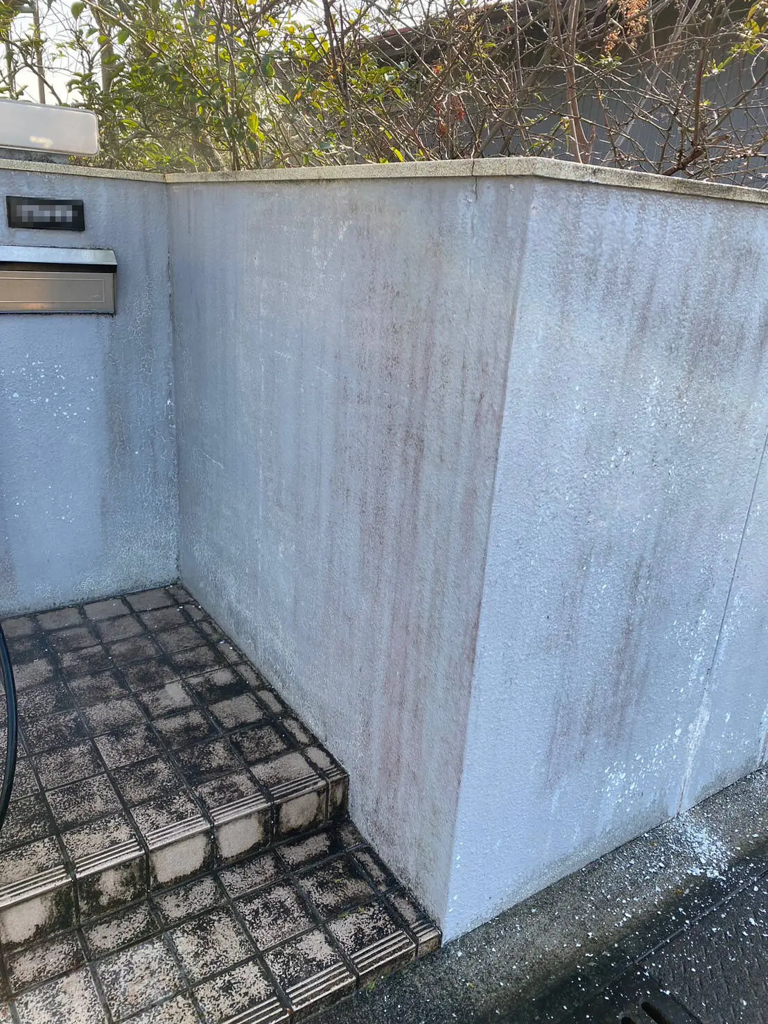 塀塗装|ビフォー画像